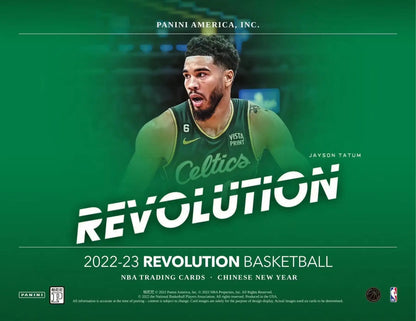 Jayson Tatum Basketball Card from 2022-23 Panini Revolution Chinese New Year Hobby Box with exclusive parallels