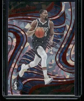Basketball trading card featuring Spencer Dinwiddie dribbling from 2022-23 Panini Revolution series