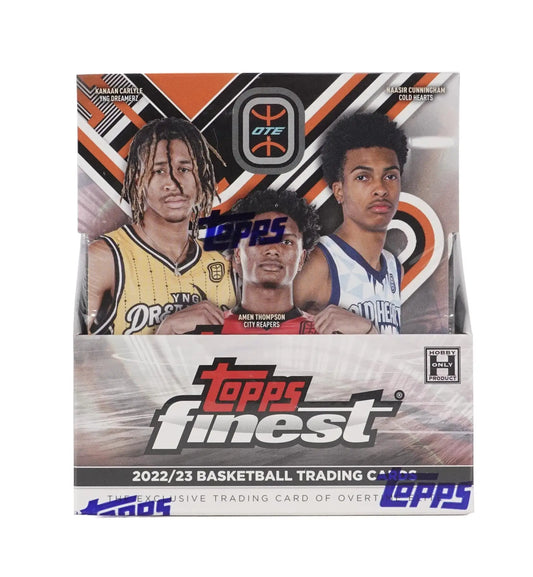 2022-23 Topps Finest Basketball Trading Card Box with Red Mini-Diamond Refractor