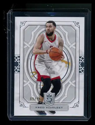 Topps Fred VanVleet basketball trading card 09/99 in protective case, 2022-23 Topps Fred VanVleet