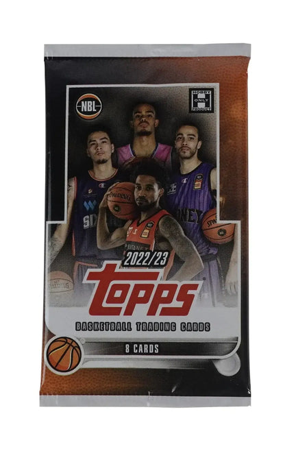 Topps NBL basketball 2022/23 hobby box with gold parallel and sun ray parallel trading cards