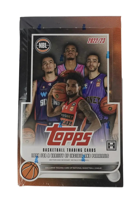 2022-23 Topps NBL Basketball Hobby Box with Gold Parallel and Sun Ray Parallel cards