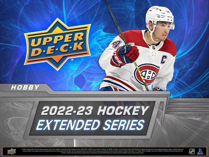 2022-23 Upper Deck Extended Series Hockey Hobby Box with Black Diamond Young Guns card