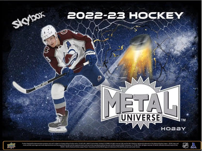 2022-23 Skybox Metal Universe Hockey card from the base set in the Hobby Box