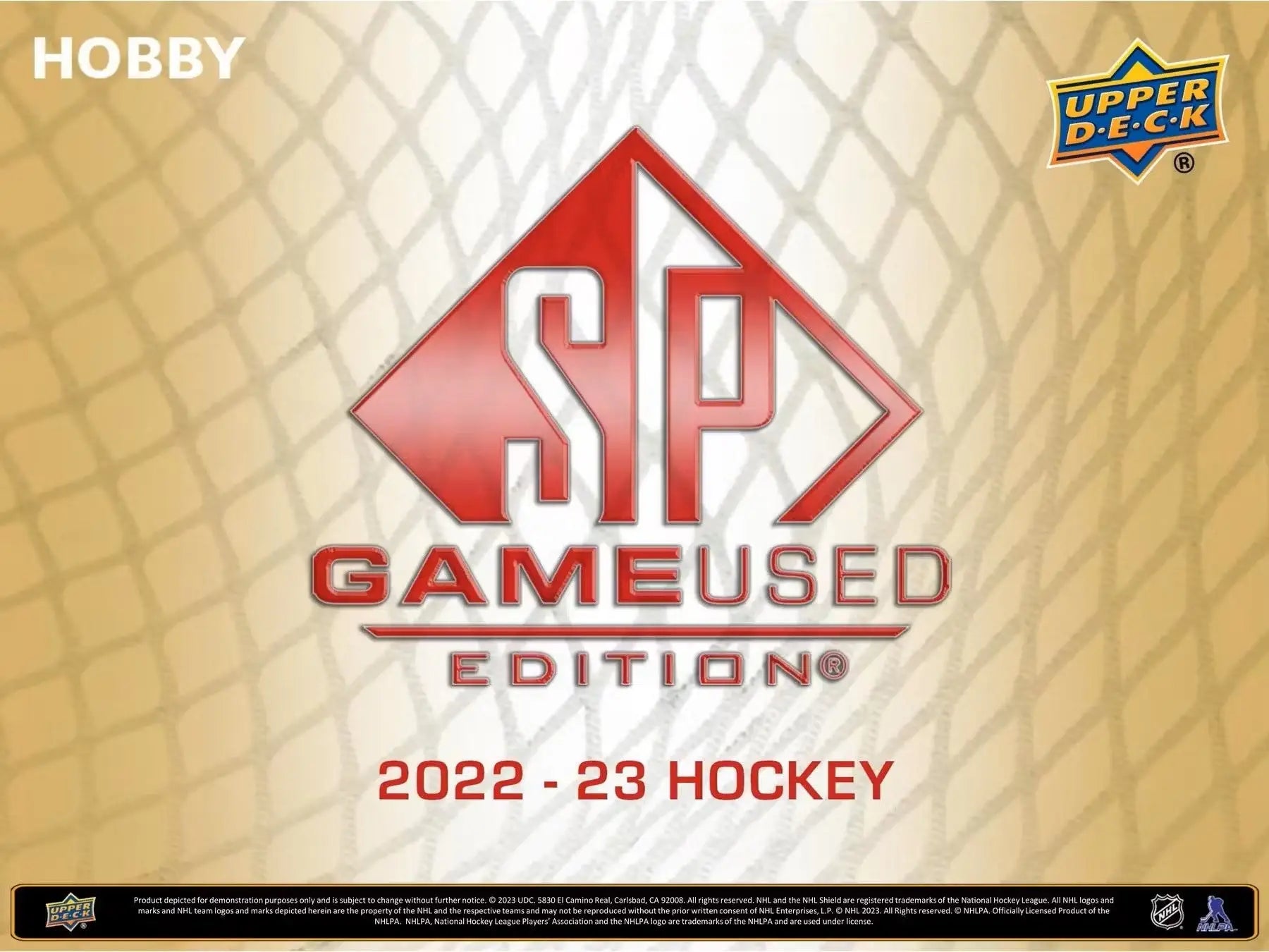 2022-23 Upper Deck SP Game Used Hockey Hobby Box with NHL All-Star auto parallel