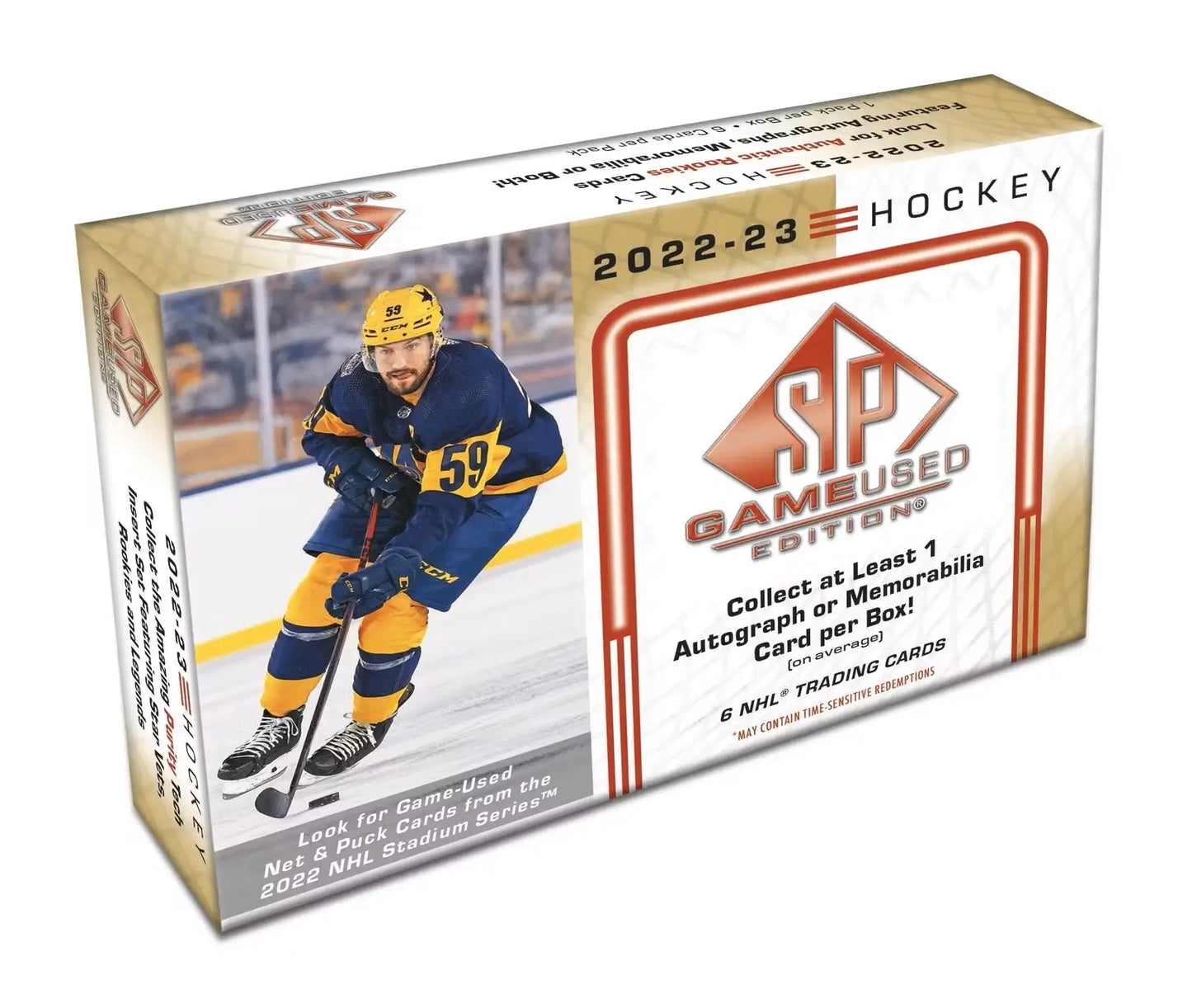 2022-23 Upper Deck SP Game Used Hockey Hobby Box with NHL All-Star auto parallel