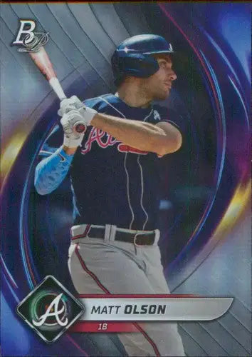 2022 Bowman Platinum #28 Matt Olson NM-MT Braves ID:51675 - Trading Cards