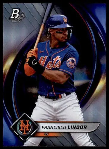 2022 Bowman Platinum #9 Francisco Lindor NM-MT Mets ID:51676 - Trading Cards