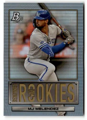 2022 Bowman Platinum Renowned Rookies #RR-9 MJ Melendez NM-MT Royals ID:51648 - Trading Cards