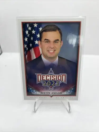 Justin Amash trading card from the 2022 Decision 2022 collection #91