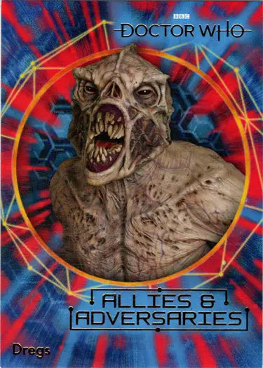 2022 Doctor Who insert card HA9 featuring Dregs from Series 11 and 12 Allies & Adversaries