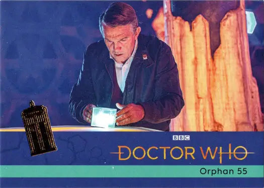 2022 Doctor Who Gold Parallel Card 37 Orphan 55 trading card hobby edition collectible