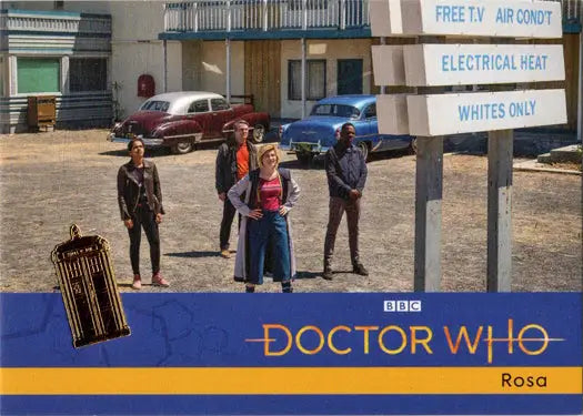 Doctor Who Gold Parallel Card featuring Rosa from Series 11 & 12 collectible set