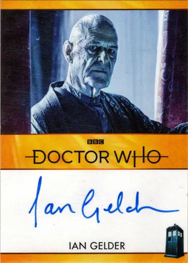 Signed Ian Gelder Bordered Autograph Card from 2022 Doctor Who Series 11 & 12