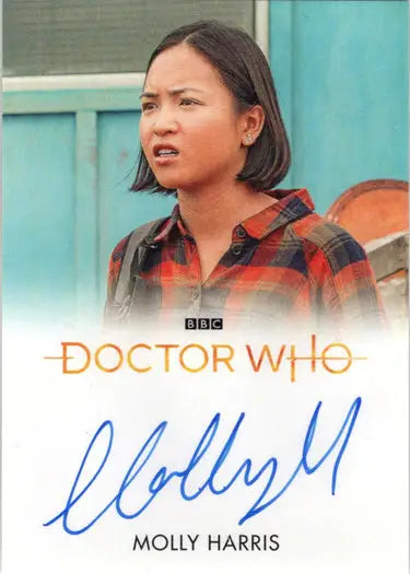 Signed Molly Harris Bleed Autograph Card from 2022 Doctor Who Series 11 & 12