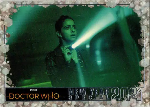 Doctor Who New Year Special trading card featuring Revolution Daleks from 2022 series