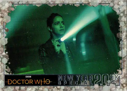 Doctor Who New Year Special trading card featuring Revolution Daleks from 2022 series