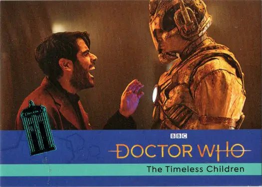 Teal parallel card featuring Doctor Who The Timeless Children from Series 11 & 12