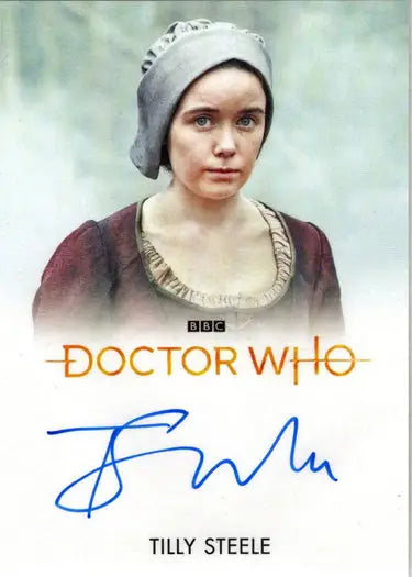 Signed Tilly Steele Bleed Autograph Card from 2022 Doctor Who Series 11 & 12
