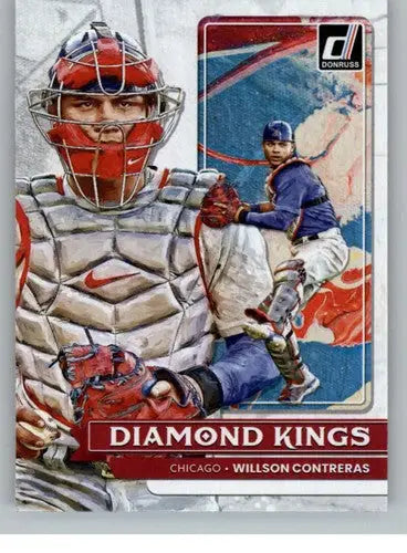2022 Donruss #24 Willson Contreras NM-MT Cubs Diamond Kings ID:45067 - Trading Cards