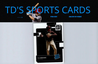 Baseball trading card 2022 Donruss Optic CJ Abrams collectible card image