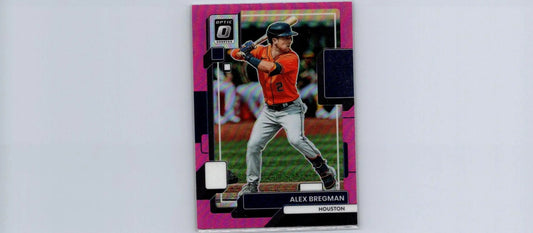 Alex Bregman Pink Prizm baseball card from 2022 Donruss Optic #120 collector’s item