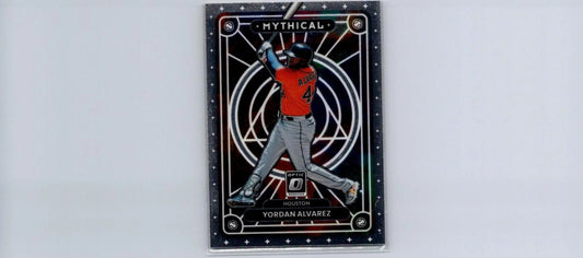 Yordan Alvarez baseball card 2022 Donruss Optic #MTH-10 Yordan Alvarez Mythical