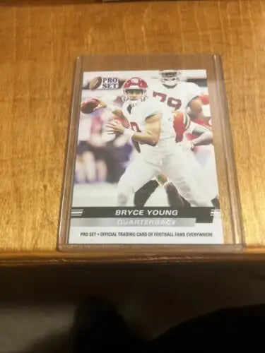 Bryce Young football card from 2022 Leaf Trading Cards Pro Set PS-01