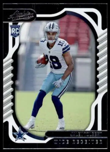 2022 Panini Absolute Jalen Tolbert Mint RC Rookie Football Trading Card Original Gloss