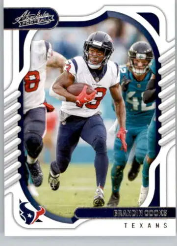 2022 Panini Absolute #4 Brandin Cooks football card in original gloss condition