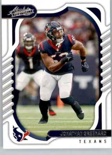 2022 Panini Absolute Jonathan Greenard Football Trading Card with Original Gloss Finish