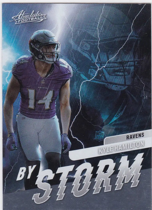 2022 Panini Absolute #BST-20 Kyle Hamilton By Storm Minnesota Vikings