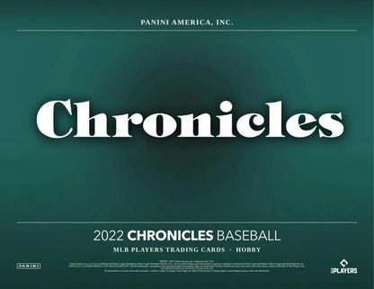 2022 Panini Chronicles Baseball Hobby Box featuring Wander Franco and thrilling card collectibles