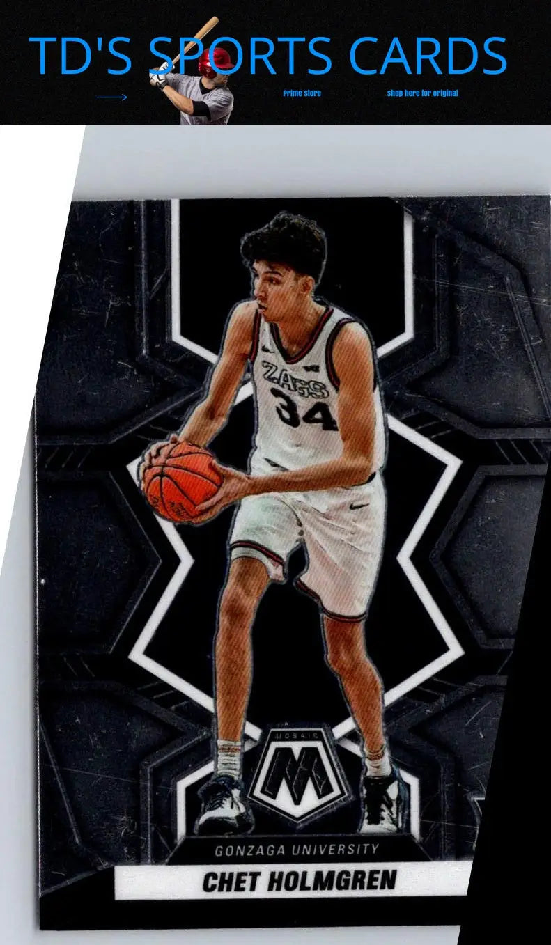 Chet Holmgren basketball card from 2022 Panini Chronicles Draft Picks series