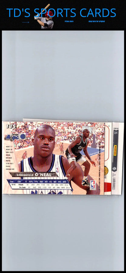 Shaquille O’Neal basketball card from 2022 Panini Chronicles Draft Picks #35 Luminance