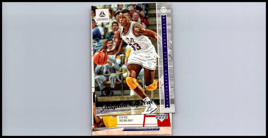Shaquille O’Neal basketball card from 2022 Panini Chronicles Draft Picks #35 Luminance