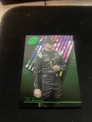 Ty Gibbs 2022 Panini Chronicles Racing Zenith Card showcasing racing memorabilia