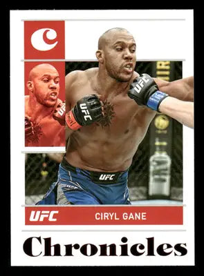 2022 Panini Chronicles UFC Ciryl Gane #31 Mixed Martial Arts (MMA) - Sport Trading Card