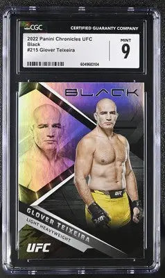 Graded Glover Teixeira UFC trading card from Panini Chronicles UFC 2022 collection