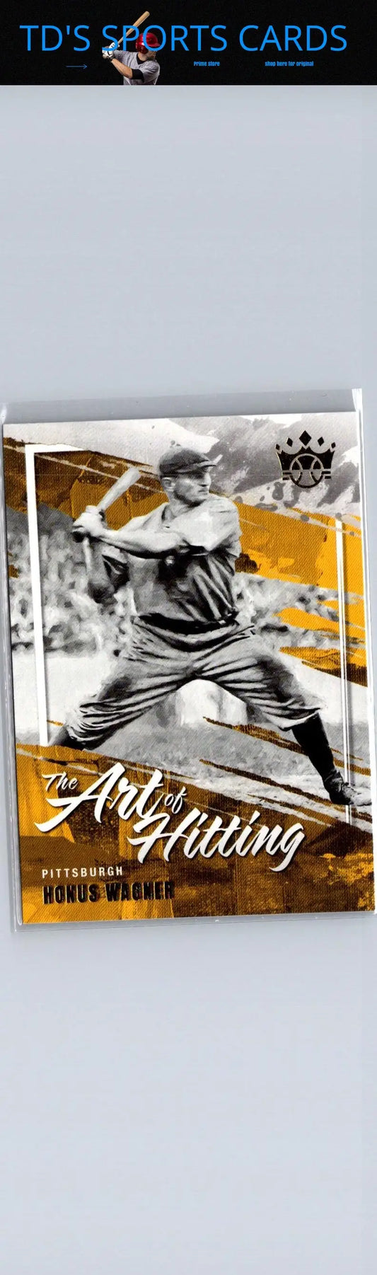 Honus Wagner Baseball Trading Card from Panini Diamond Kings 2022 The Art of Hitting