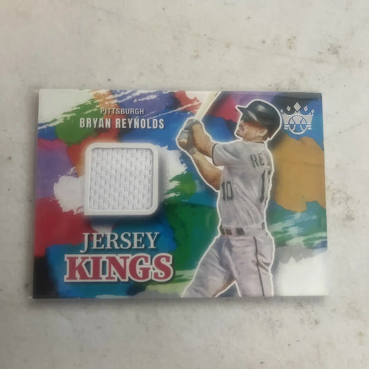 Bryan Reynolds baseball card from 2022 Panini Diamond Kings Jersey Kings collection