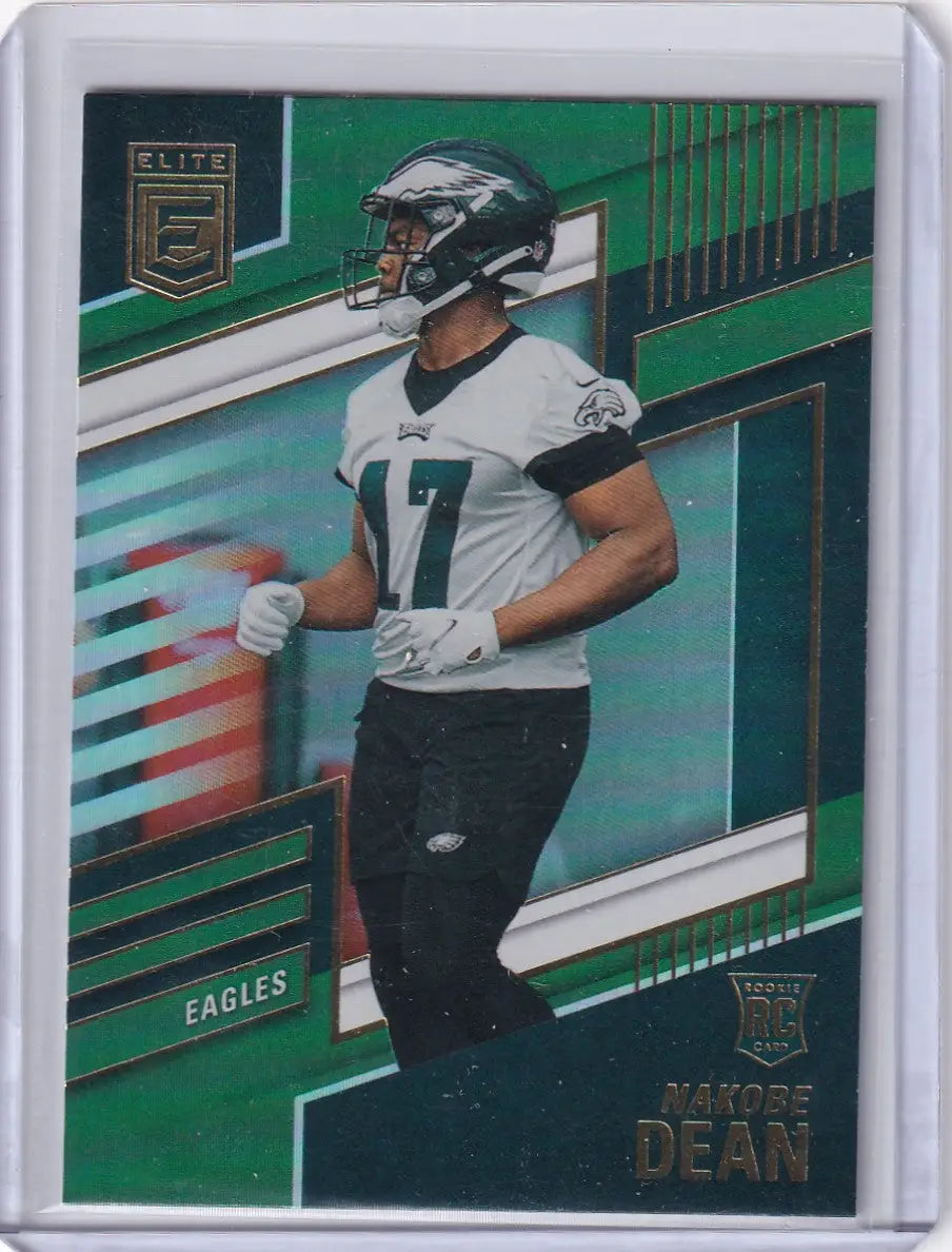 2022 Panini Donruss Elite Green #147 Nakobe Dean - Philadelphia Eagles - Trading Card