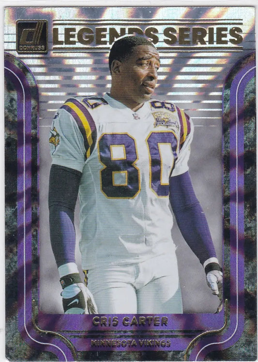 2022 Panini Donruss #LS-15 Cris Carter Legend Series Minnesota Vikings