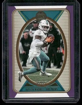 2022 Panini Legacy Football Jaylen Waddle #60 Purple 07/10 Football - Football Card