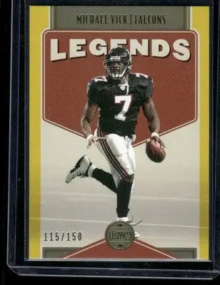 2022 Panini Legacy Legends Michael Vick #127 Yellow 115/150 Football - Trading Cards