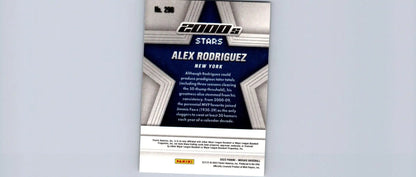Alex Rodriguez baseball card from 2022 Panini Mosaic trading cards collection