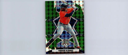 Yordan Alvarez Green Mosaic baseball card from 2022 Panini Mosaic #70 collection