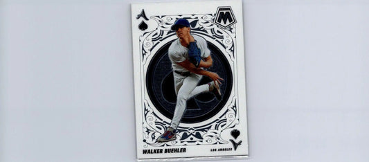 Walker Buehler Aces Mosaic baseball card from 2022 Panini Mosaic collection