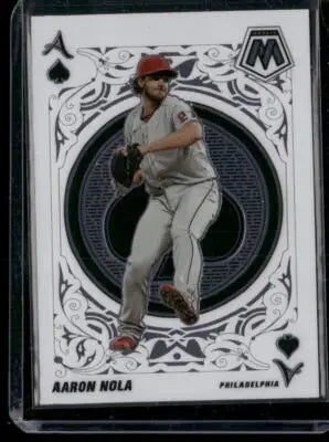 2022 Panini Mosaic Aaron Nola baseball card from Mosaic Aaron Nola series