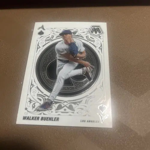 2022 Panini Mosaic Walker Buehler trading card from Aces series